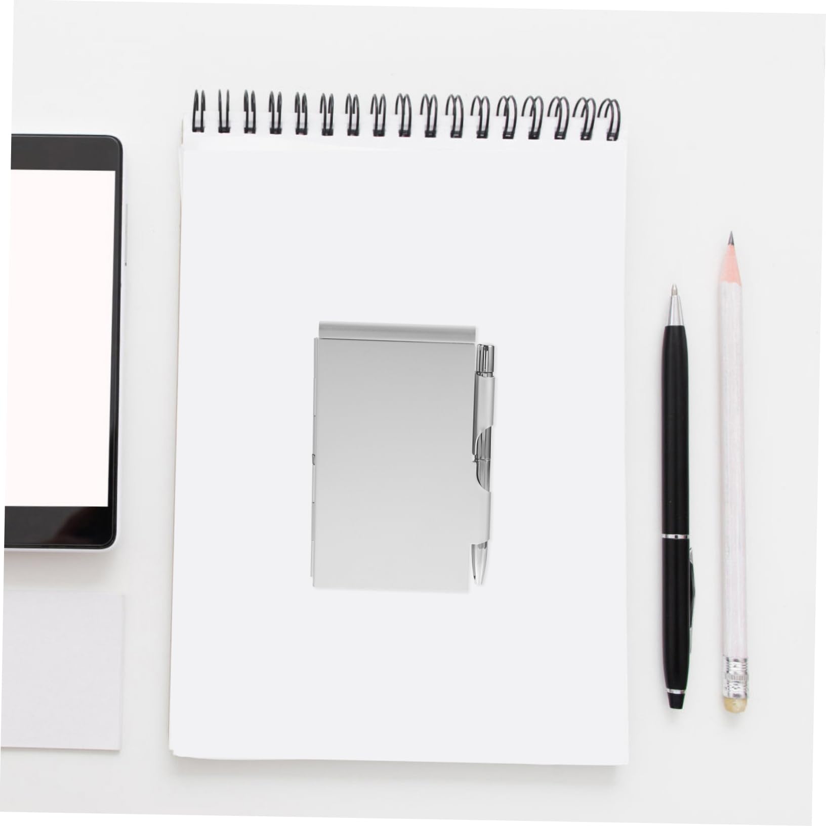 10pezzi Mini Taccuino Metallo Con Design e Portatile Blocco Note Tearable Ufficio Taccuino Tascabile Alluminio Per Studio e Lavoro
