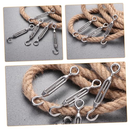 5 piezas Tensor de Cable Ojo Acero Inoxidable 304 M5 Resistente para Cercas, Toldo y Montaje de Sombra miniatura 7