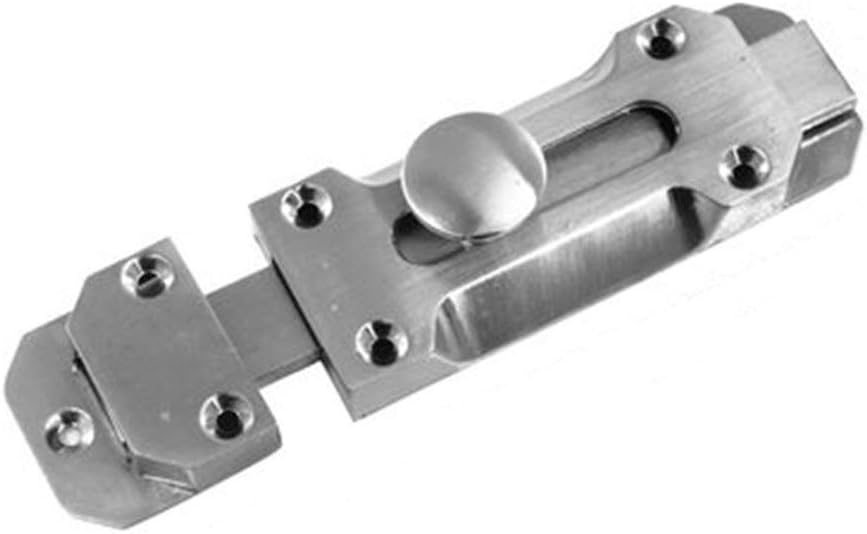 JSEIAJB Solid Zinc Alloy Security Dead Bolt Antique Door Slide Latch Lock Heavy Duty Gate Safety Sliding Latches(D)