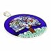 Glass Of Venice Murano Glass Millefiori Pendant Tree of Life in Silver Frame 1-1/2