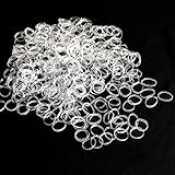 Mini Rubber Bands, 400pcs Clear Elastic Bands, Soft Hair Elastics Ties for Kids, Braids, Wedding Hairstyles and More