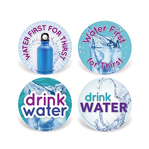 200 Nutrition Stickers | Drink Water Stickers | Nutrition Incentives and Rewards for Health Fairs and Schools