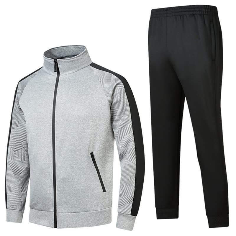 Survêtement de sport 2 pièces homme gris XS pour entraînement