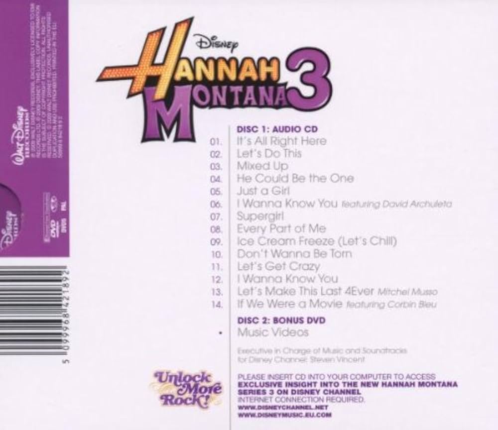 Hannah Montana 3 サウンドトラック Hannah Montana 3 Soundtrack | Shop the Disney Music Emporium
