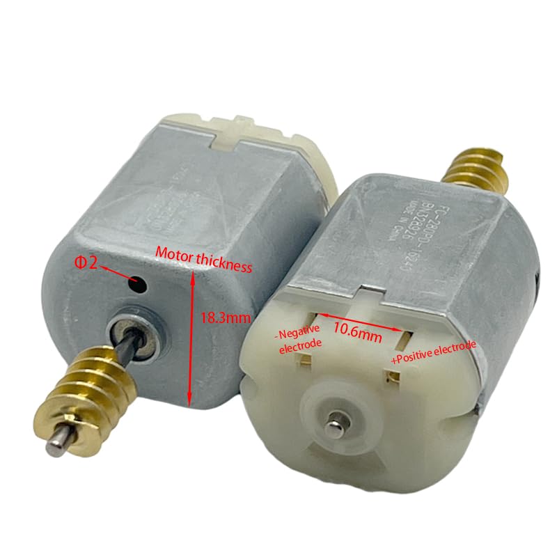 1PCS FC-280PD-16240 12V 7900RPM Worm Gear Shaft Mini 24mm Carbon Brush Motor Car Door Lock Actuator Rearview Mirror Repair