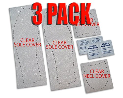 Mens Shoe Sole Bottom Cover for Dress Shoes - Anti Slip Rubberized Pads