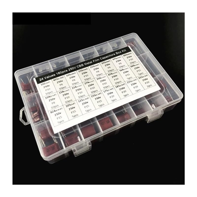 24 値 * 20 個 = 480 個積層セラミックコンデンサ 10pF 〜 10uF