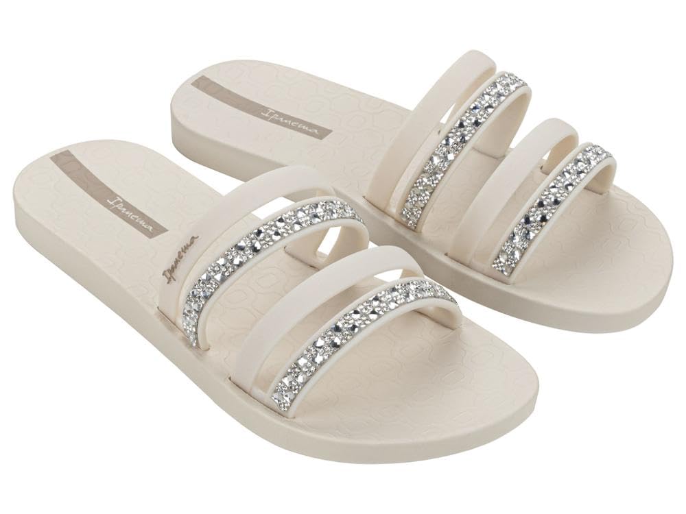 Ipanema Chic Slide Fem, Sandal Woman, beige, 2/3 UK