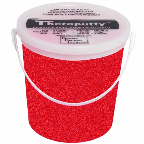 Cando Glitter Theraputty Soft Red 5lb