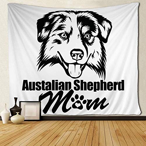 JOOCAR 犬のタペストリーオーストラリアンシェパードの壁掛け家の装飾アートタペストリー