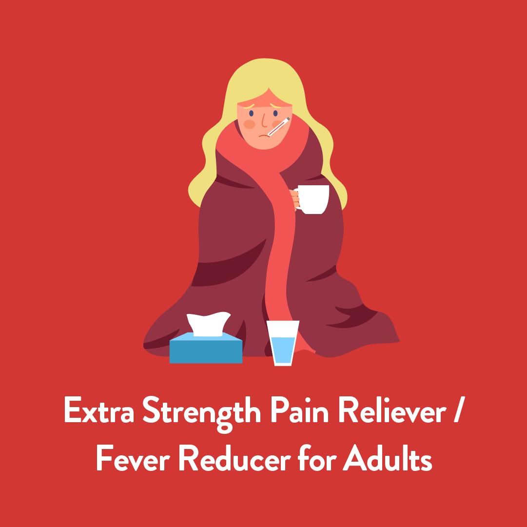 Aurohealth Healthy Living Extra Strength Acetaminophen Gelcaps for Pain Relief, 500mg, 400 Count — Amazon image 4