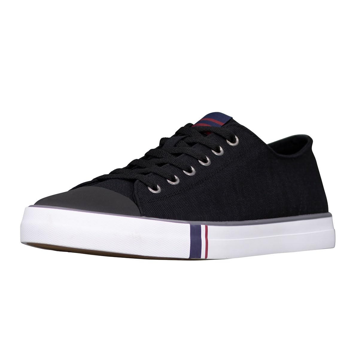 Ben Sherman Mens Hadley Lace Up Sneakers Shoes Casual - Black