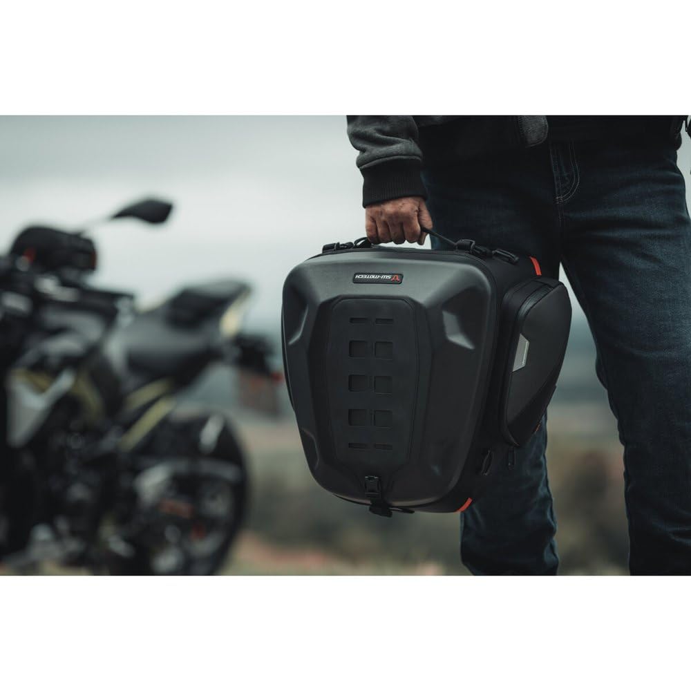 Pro Rearbag Tail Bag 1680D Ballistic Nylon. Black/Anthracite. 22-34 l.