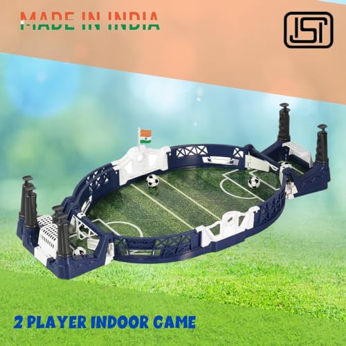 ToyMagic Mini Football Game | Indoor Tabletop Soccer | 2 Players Interactive Hand Board | Sport for Boys & Girls 4+ | Best Birthday Gift | Family Table Toy | Made in India - Image 3 thumbnail
