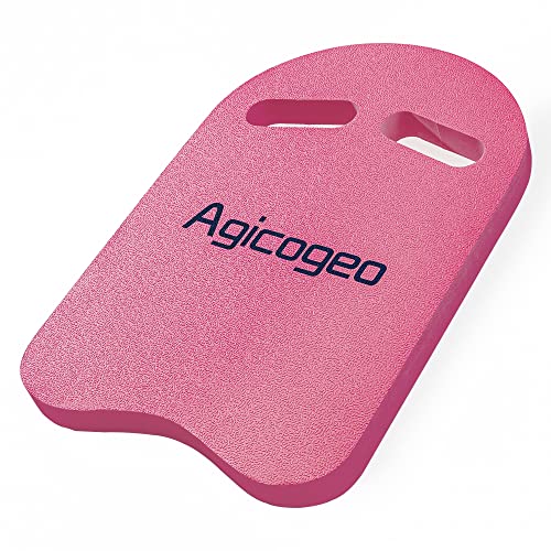 Image of Swimming Kickboards, Swimming Training Equipment for Adults, Swim Pool Aid Float Kickboard for Kids and Beginner [EVA Foam] (Pink)