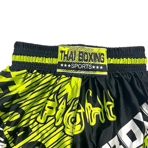 Image of Kids Boys Muay Thai Shorts Boxing Kickboxing MMA Club Training Competitions Athletic Trunk