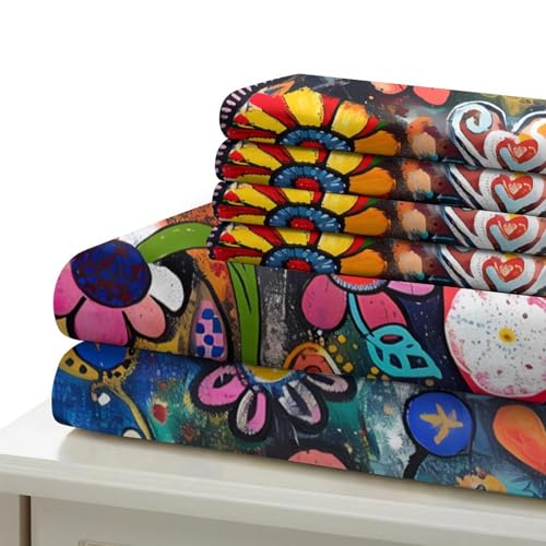 Housse de couette 3D caméléon en microfibre premium hypoallergique pour lit double King - 7