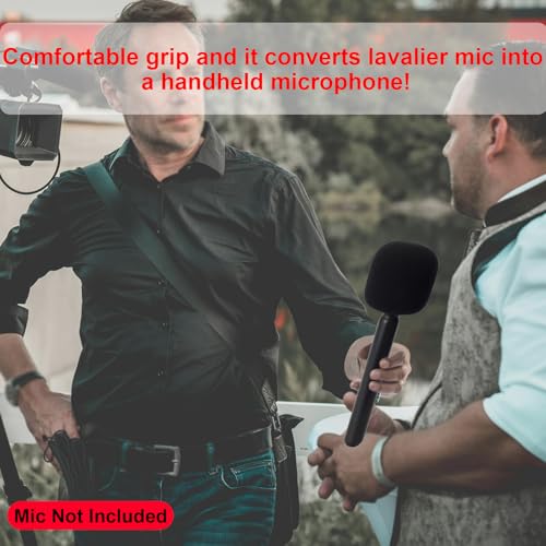 FLYAMAPIRIT Microphone Mount for DJI Mic 1/2, Interview Microphone Grip for Rode Wireless GO II/2/ME/Pro - Image 4