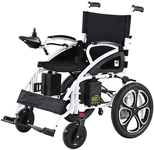 Electric Wheelchair by KWK - Lithium Battery - VAT Relief Price- Open Box (White)