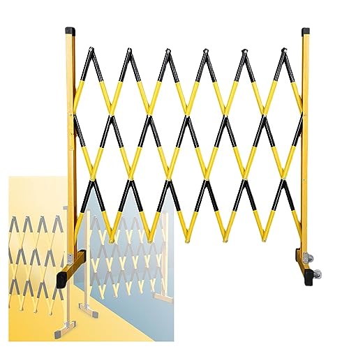 Barrières métalliques extensibles industrielles de signalisation pour travaux et route