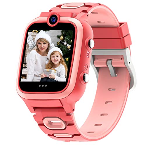 ã€Dual Cameras + Video ã€‘ Smart Watch for Kids Boys Girls with Dual Cameras Video Recorder Player, MP3 Music Player,Pedometer ,33 Clock Faces ,7 Games, Waterproof and More (3 Colors)