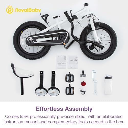 Image of RoyalBaby Kids Bike with Dual Handbrake for Beginners,12 14 16 18 20 Inch Bicycle for Boys & Girls Ages 3-10 Years