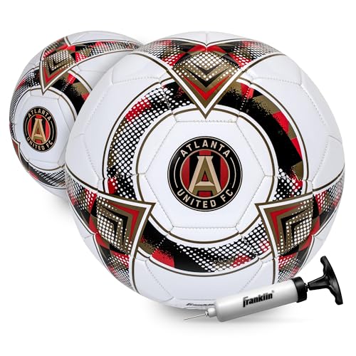 Image of Franklin Sports Official MLS Team Soccer Balls - Official Size 5 Soccer Balls - Regulation Size + Weight Soccer Ball for Kids + Adults - Boys + Girls Soccer Ball - Air Pump Included