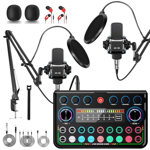 ALSO GO Upgraded Podcast Microphone Bundle for 2