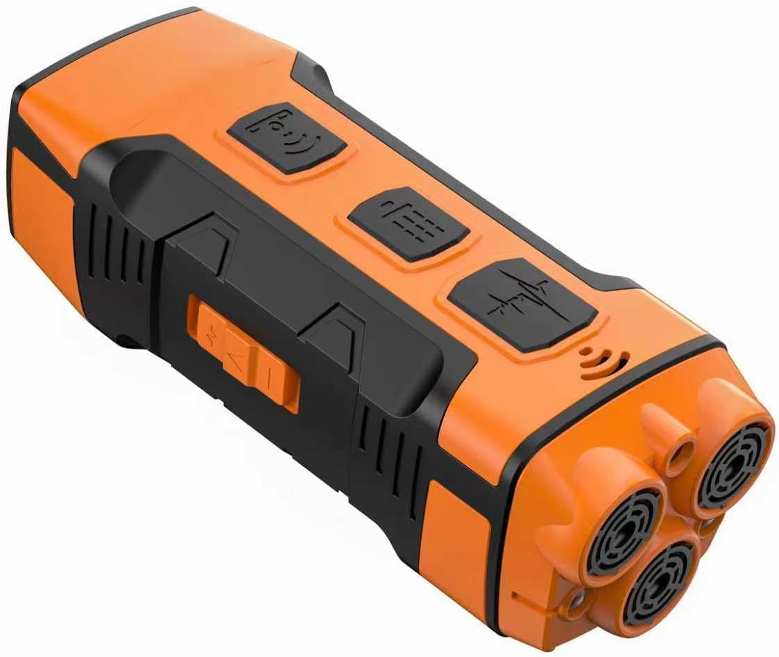 Dog Bark Deterrent Devices, 3X Ultrasonic Anti Barking, 32.8FT Anti Barking Device, 4 Gear Frequencies Safer Alternatives to Dog Training Bark Collars, Portable Design with Display