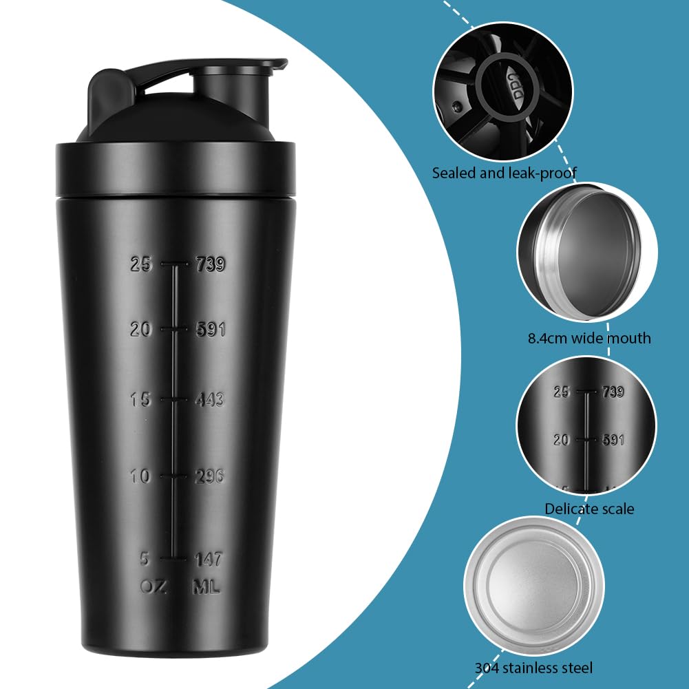 Set 3 Sfere Shaker Acciaio Inox - Per Frullati E Proteine - 3
