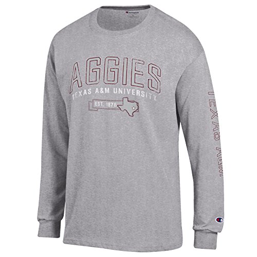 NCAA Champion Men's Fair Catch Long Sleeve T-Shirt, Texas A