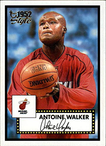 2005-06 Topps Style 1952 Basketball #119 Antoine Walker Miami Heat Official NBA Trading Card Design of '52 Baseball