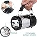 Operkey LED Camping Lantern Portable Outdoor Flashlight with Solar Panel, Camping Gear Handheld Flashlights 2-in-1 Camping Lights for Hiking, Camping , Emergencies, Hurricanes, Outages (1 Pack)