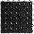 Speedway Garage Floor Diamond Tile, 12 x 12-Inch, Black, 10-Piece Set