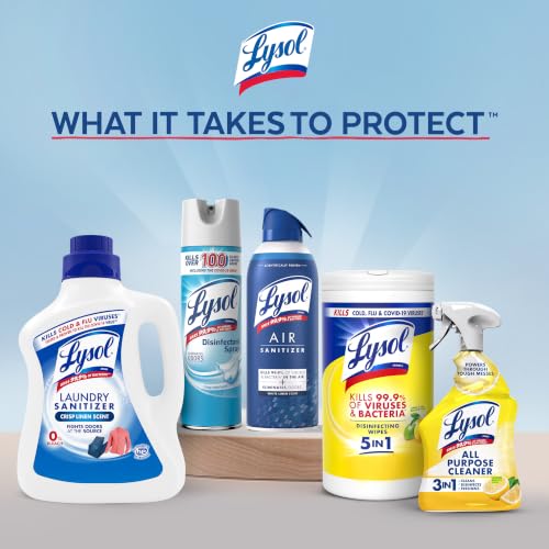 Lysol Laundry Sanitizer Liquid, Detergent Additive, Crisp Linen, 90oz - image 7