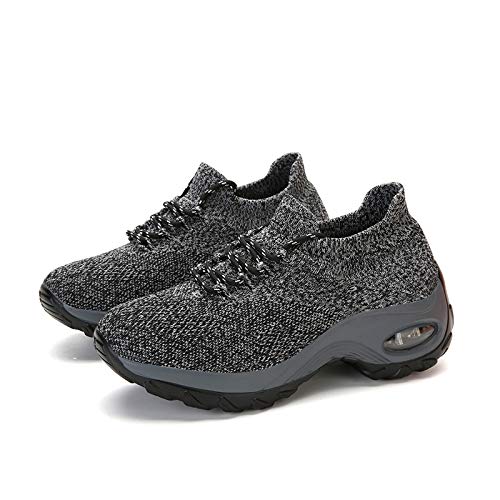 MEIION EasyWalk Pro Damen - Ergonomischer Schmerzlinderungs-Schuh Leichte Slip-On Sneaker für Freizeit - Atmungsaktiv, Luftgepolsterte Sohle, Fitness, Outdoor Laufschuhe