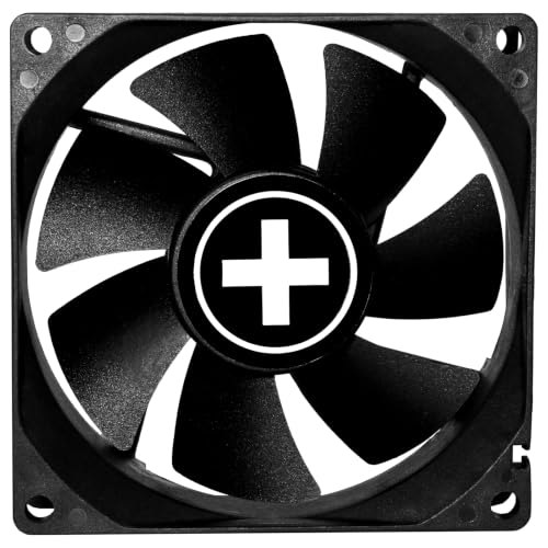 Xilence XPF80.B.PWM 80mm Silent Fan 4 Pin Easy Installation 350mm Cable Length Hydraulic Bearing with PWM Function, Good Air Flow and Cooling Airflow