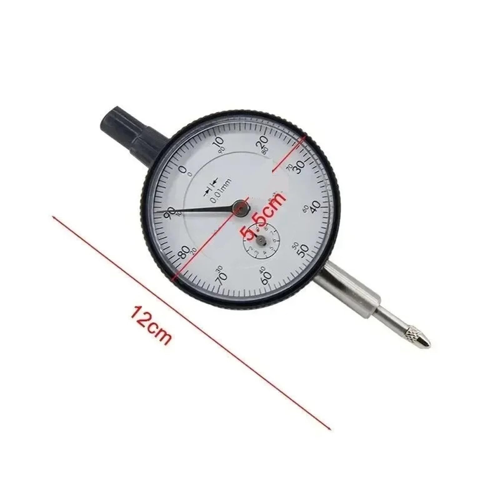 Indicateur à cadran, Indicateur à cadran 0-10 mm, plage 0,01, jauge métrique de précision for outils mesure industriels