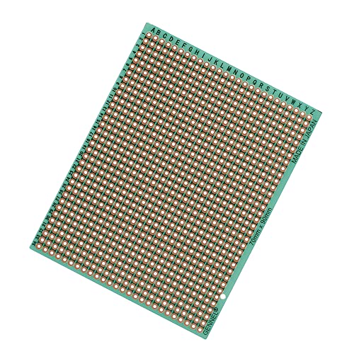 10-Pieces 70Mm X 90Mm Copper Strip Pcb Board, 884 Holes Perfboard, Universal Stripboard Printed Circuit Board For Soldering Prototyping Testing Repair Diy #TOP4