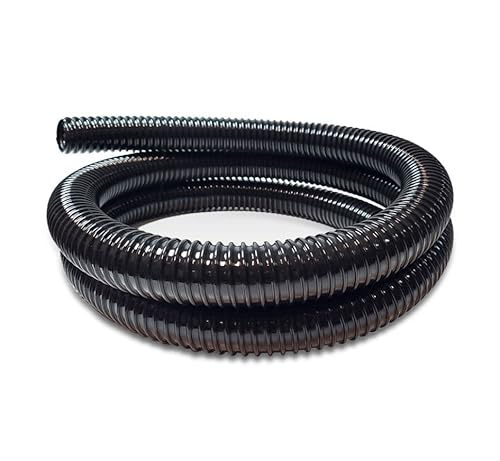 Swell Anti Kink Corrugated Flexible Pond Hose Pipe for Pond Pumps and Filters (25mm Internal Diameter, 5 Metre Length)