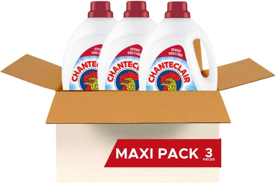 Lessive Chanteclair Chanteclair - Lessive Liquide Marseille 40 Lavages 3x1800 ml : Amazon ...