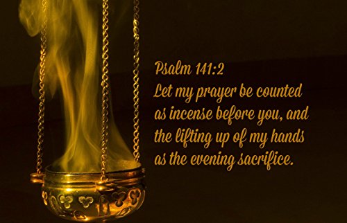 Catholic Incense Gift Set With Holy Card #TOP2