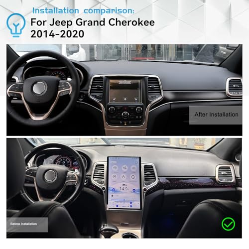 Image of 14.5 Inch for Tesla-Style Touchscre for Jeep Grand Cherokee 2014-2020