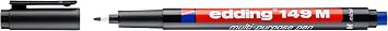 Edding 149 M eraser permanent pen - acetate pen - black - 1 pen - round type 1 mm