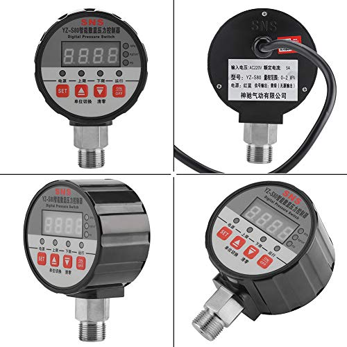 Interruptor para compresor digital de alta precisión con pantalla LED y rango 0-20Mpa 5