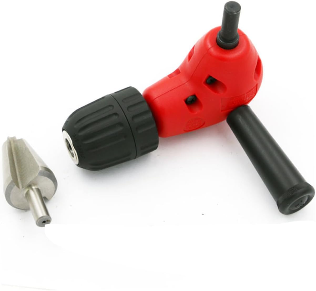 TEHAUX 90 Degree Right Angle Drill Attachment Adapter for Electric Drill Compatible Flexible Socket Holder for Tight Spaces and Home Repairs