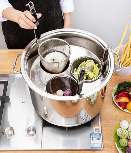 Seau de chaudière multifonction avec passoire pour optimiser la cuisson des nouilles