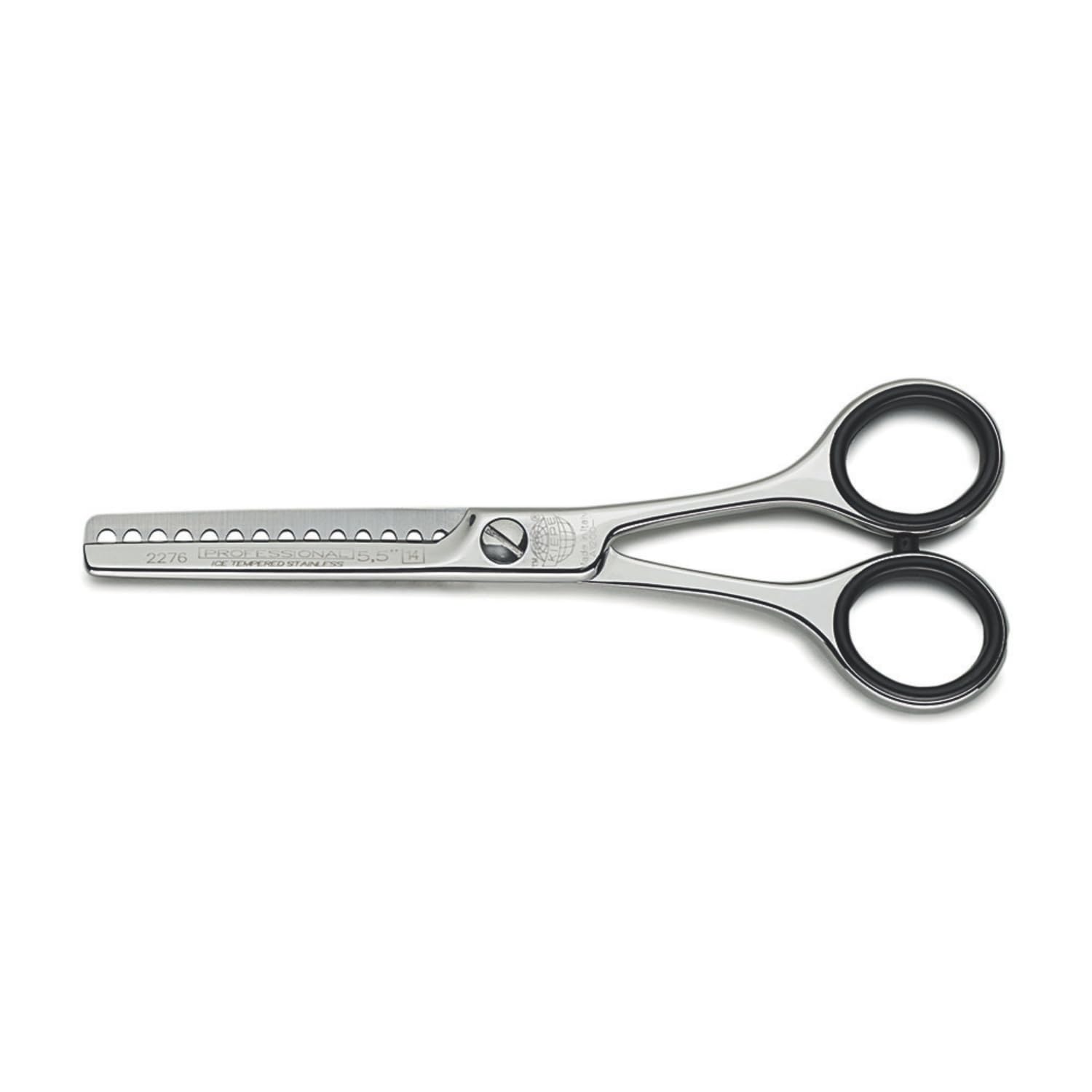 Kiepe 2276 Mirror forbice blending sfoltente 5,5 pollici con 14 denti Convex Razor per transizioni pulite e controllo volume Made in Italy