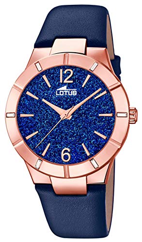 Lotus Watches Reloj para Mujer Analógico de Cuarzo con Brazalete de Piel de Vaca 18610/4