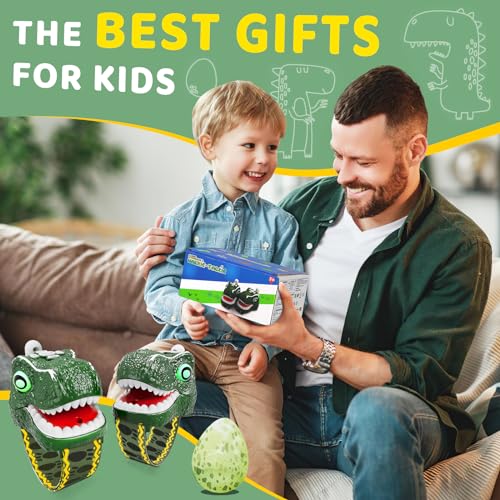 Image of Dinosaur Walkie Talkies for Kids 3 Pack, Wrist Walkie Talkie Watch Toys for Boys Girls Age 3-12, T-Rex Dino Toys Long Range Outdoor Camping Gear, Birthday Gifts Christmas Stocking Stuffers